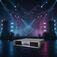Amplificateur numérique portable 4 canaux classe TD haute efficacité Auway DP-10000 2U avec DSP intégré, écran et boîtier métallique pour système de sonorisation PA