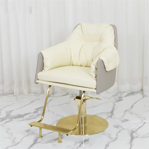 Nueva Silla de peluquero de Pu de lujo para barbería <span class=keywords><strong>y</strong></span> equipo de muebles reclinables de Hotel de buena calidad para hombres <span class=keywords><strong>y</strong></span> mujeres - Product Image 5