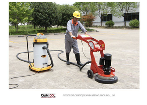 Alta Qualidade CJ-250 Manual Piso Moedor Nova Construção Mão Push Concreto <span class=keywords><strong>Edge</strong></span> Grinder com Núcleo Motor e Gearbox Peças