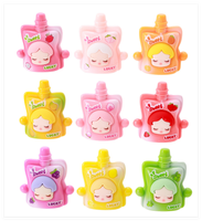 3d Cartoon Diy Sculpture Decor Doll Figurine Girl Jelly Kawaii Dollhouse Drink Food Resin Charm Miniature Kits Surprise Kid Toy
