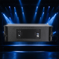Haut-parleur passif double 10 pouces LS3 Line Array, modèle LA210, boîtier en bois, audio mono, garantie 3 ans, 500W, sensibilité 16Ω