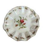 Assiette ronde de 8 pouces, style floral, peinte à la main, écologique, en porcelaine New Bone China, motif végétal moderne, pour fêtes, CHENGSHUN, 2026