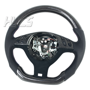 Accessoires d'intérieur de voiture personnalisés Volant en fibre de carbone pour BMW E46 M3 E38 E39 E82 E87 M2 <span class=keywords><strong>E</strong></span> M4 E53 330ci 325i - Product Image 3