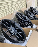 Rines de Aleación Forjada de 18, 19, 20, 21 y 22 Pulgadas, 5x114.3, Negros, Multirradio, Zero Gravity, Ligeros, para Tesla Model 3