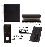 Classeur à trois anneaux A5 en cuir, mini feuille de demi-page, agenda planificateur 5x7 5.5x8.5