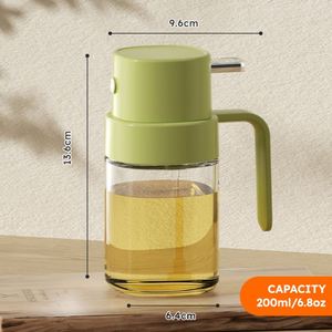 <b>200ml</b> 6.8 oz Kitchen Essentials Storage <b>Bottles</b> Glass Cooking Oil Sprayer Press Dispenser Vinegar Mist Spray Olive Oil <b>Bottle</b> - Product Image 2