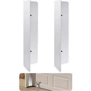 طقم حماية لباب المرآب على شكل حرف L ضد القوارض والثعابين (قطعتان) مع براغي وريشة حفر للأبواب القياسية - Product Image 4