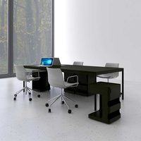 Espace économiseur d'espace Espace de travail Bureau de bureau Conceptions simples Bureau de travail pour 4 personnes Mobilier de bureau