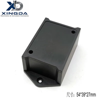 RoHS Compliant ABS Junction Box Wall Mount Plastic Enclosure Custom Hole Machining Dustproof Mini Control Circuit Container