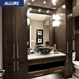 Allure Interior Design appartamento lusso moderno piccolo lavabo da <span class=keywords><strong>bagno</strong></span> in oro vanità - Product Image 6