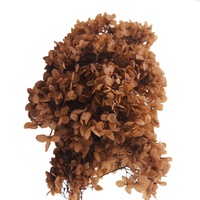 Dekorasi Pernikahan 40 Warna Panel Dinding Hydrangea Kering Buatan Tangan Abadi untuk Hari Ibu Hari Valentine