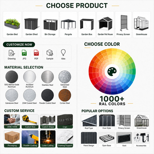 Jardinière Modulaire Surélevée <span class=keywords><strong>en</strong></span> Métal Galvanisé Gris Australien Antirouille Sans Fond RoHS, Pots de Fleurs, <span class=keywords><strong>Prix</strong></span> Usine - Product Image 5