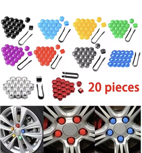 Capuchons <span class=keywords><strong>de</strong></span> vis <span class=keywords><strong>de</strong></span> <span class=keywords><strong>roue</strong></span> universels <span class=keywords><strong>pour</strong></span> voiture, 20 pièces, 17 mm, protection des vis <span class=keywords><strong>de</strong></span> moyeu <span class=keywords><strong>de</strong></span> <span class=keywords><strong>roue</strong></span>, couvre-vis <span class=keywords><strong>de</strong></span> <span class=keywords><strong>roue</strong></span> <span class=keywords><strong>de</strong></span> voiture - Product Image 1