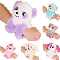 Bracelet à claquer en peluche personnalisé Botu Toy, jouet en peluche, bracelet à claquer en peluche, jouet pour enfants, peluche Unicornio, vente en gros