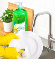 2l de détergent liquide pour le lavage de la vaisselle, élimine les taches d'huile, nettoie la vaisselle, les Fruits et légumes