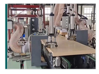 Routeur CNC automatique, machine de perçage de trous de serrure de porte en bois robuste avec moteur