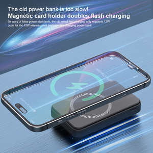 Nouveau Produit 2026 <span class=keywords><strong>Populaire</strong></span> OEM Personnalisé Cadeau Power Bank 5000mAh Batterie Accessoire Téléphone Portable avec Porte-Cartes - Product Image 4