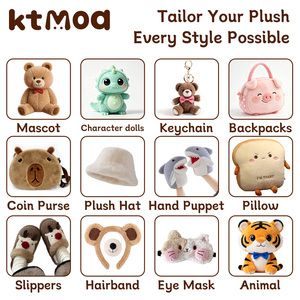 Morbido Peluche <span class=keywords><strong>Panda</strong></span> in Velluto a Coste Bianco e Nero 15cm, Imbottito in Cotone PP, Simpatico Animale di Peluche Antistress, Regalo di Compleanno per Bambini - Product Image 6