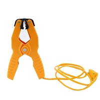 Termometer Penjepit Suhu Digital Plastik Tipe-K dari Pabrik, Pengukur Termometer Penjepit AC, OEM/ODM