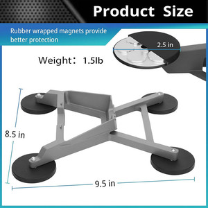 Para Starlink Mini montaje de aleación de aluminio montaje de techo de <span class=keywords><strong>coche</strong></span> magnético para Starlink Mini Kit de montaje de liberación rápida para Starlink mini - Product Image 4