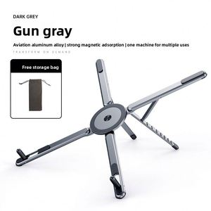 X323 Boneruy E05 360 Degree Adjustable Phone Holder Notebook Cooling Stand Ergonomic <b>Foldable</b> Cooling Pads Tablet Stand <b>Desk</b> Fle - Product Image 3