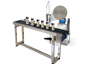 Numero di lotto della data del codice a getto d'inchiostro della macchina di codifica a getto d'inchiostro automatica da 12.7MM per l'imballaggio alimentare - Product Image 6