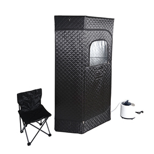 Neokudo OEM xách tay hơi nước tắm hơi Dễ dàng cài đặt trong nhà tắm hơi lều cho nhà spa tắm hơi hộp với 4.2L hấp và gấp ghế - Product Image 6