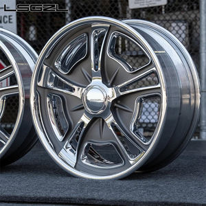 Lsgzl Forged 2-piece Custom Polished 5x114.3 5x130 5x120 untuk Mercedes C8 Ferrari Alloy Deep Lip 16-26 Inch Velg Mobil Mewah - Product Image 2