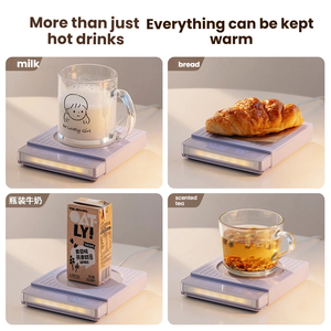 <span class=keywords><strong>2025</strong></span> mới nhất xách tay điện Mug ấm hơn 80 độ tĩnh nhiệt <span class=keywords><strong>PP</strong></span> Coaster USB-Powered thông minh cốc cà phê ấm hơn cho văn phòng sử dụng - Product Image 5