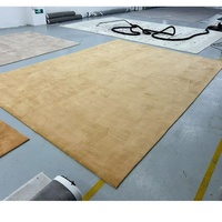 Tapis de haute qualité fait main, design unique, couleur marron ou gris, pour chambre à coucher ou salon