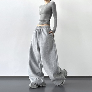 <span class=keywords><strong>Pantaloni</strong></span> Sportivi Classici Grigi da <span class=keywords><strong>Donna</strong></span>, Nuova Collezione Autunno 2026, Vita Alta, Traspiranti, Vestibilità Ampia, Casual, Gamba <span class=keywords><strong>Larga</strong></span>, Taglia XL - Product Image 4
