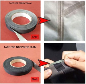 WBG Waterproof Iron-on Seam Sealing Patch Wetsuit Neoprene Fabric <strong>Fusing</strong> Adhesive Repair Tape - Product Image 6