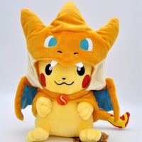 Peluche Pokémon Pikachu de 20-25 cm (8 pouces) en gros, modèle dessin animé, pour distributeur automatique à griffes