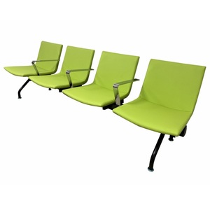Sillas de Espera Ssyou con Múltiples Asientos, Estructura Metálica, Color Verde Hierba, Naranja, Blanco Marfil, para Aeropuerto, Hospital, Banco - Product Image 4