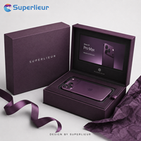Superlieur - Brochure vidéo personnalisée avec logo - Écran LCD IPS 7 pouces - Boîte cadeau magnétique - Cadeau d'entreprise - Cadeau d'anniversaire d'entreprise