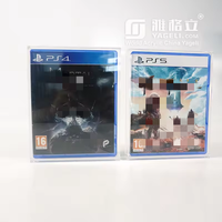 Vente en Gros Boîtier d'Exposition en Acrylique Transparent Personnalisé pour Jeux PlayStation 4 et Protecteur en Acrylique pour Jeux Vidéo PS5
