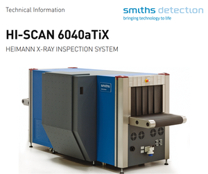 الكشف عن الحدادين HI-SCAN aTiX متعدد الطاقة بالأشعة السينية لحماية أمن المطار فحص بالأشعة السينية - Product Image 2