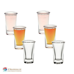 Venta caliente pequeño vaso <span class=keywords><strong>de</strong></span> chupito fiesta boda <span class=keywords><strong>Bar</strong></span> 1,1 oz / 32ml vasos <span class=keywords><strong>de</strong></span> chupito <span class=keywords><strong>de</strong></span> plástico logotipo personalizado - Product Image 1