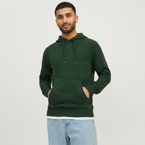 Sweat à capuche de luxe pour homme en coton, tissu éponge de haute qualité, motif 3D en relief, broderie personnalisée, impression OEM, motif tricoté - Product Image 1
