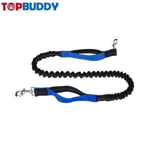 Toptan eller serbest köpek tasma köpek yürüyüş için yansıtıcı kemer Bungee tasma bel çantası kılıfı ile - Product Image 3