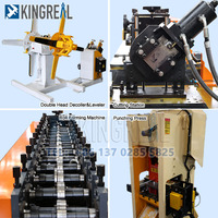 Máquina perfiladora de cantos metálicos para paneles de yeso de 1x1 y 2x2 pulgadas, máquina para fabricar cantos angulares para sistemas de tabiques de paneles de yeso y rieles de montaje