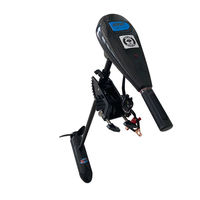 Moteur électrique hors-bord 24V pour kayak gonflable en PVC, 88lbs, à trois pales, monté sur le transom, pour la pêche à la traîne