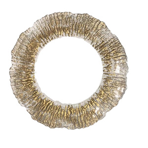 Chiaro <span class=keywords><strong>piatto</strong></span> di <span class=keywords><strong>plastica</strong></span> per decorazione artigianale di vernice spray per festa nuziale - Product Image 5