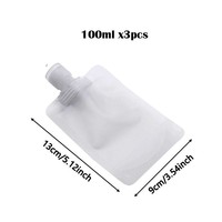 Nouveau distributeur de liquide Flip debout buse pochette sac pour animaux de compagnie pour liquide distribué lotion à lessive sachets de boisson avec bec