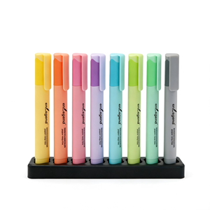 Surligneurs Mignons et Adorables pour Étudiants – Ensemble Scolaire 8 Couleurs de Haute Qualité – Papeterie Douce et Non Effaçable - Product Image 1