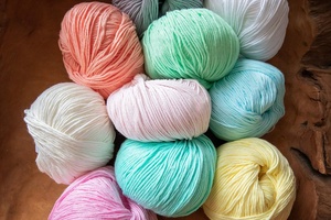 92 Single Colors Big <b>Roll</b> Crochet Milk Cotton Yarn Acrylic Tufting Yarn for Tufting Gun Knitting <b>Carpet</b> and Rug - Product Image 2