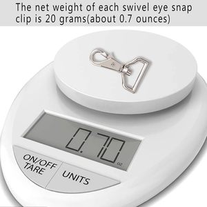 AYVANBER Pcs Swivel Clasps Lanyard Snap Hook Lobster Claw Clasp <b>Spring</b> Loaded <b>Clip</b> Metal Zinc Alloy Key Ring For Strap Bag Sewin - Product Image 3