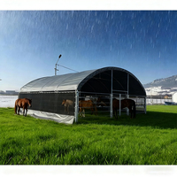 Tienda de ganado portátil y ligera, tiendas de campaña para animales, cúpula, valla para caballos, cobertizo de Control de granja para refugio avícola