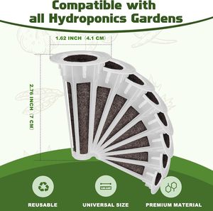 Système de culture hydroponique à <span class=keywords><strong>8</strong></span> pots pour laitues, pack variété comprenant des laitues romaines, des laitues à tête de beurre, des pots à fleurs, des jardinières - Product Image 2