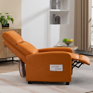 Thiết kế thời trang đơn ghế <span class=keywords><strong>sofa</strong></span> da nhỏ cho phòng hội nghị văn phòng kinh doanh hoặc tiếp tân làm bằng da tổng hợp - Product Image 4